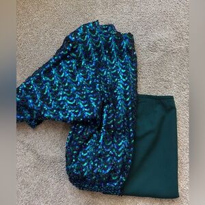 Vintage Skirt Set, Sequined, Size Medium